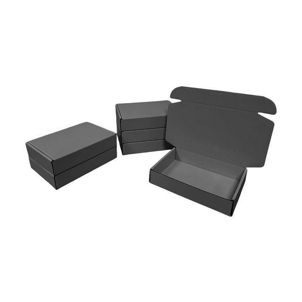 30 Pcs 13 x 9 x 2 in Corrugated Cardboard Shipping Boxes Dark Gray Small