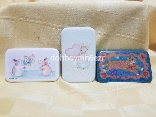 Hallmark Refrigerator Magnet LOT Rabbit Flowers Heart Cat Kitten