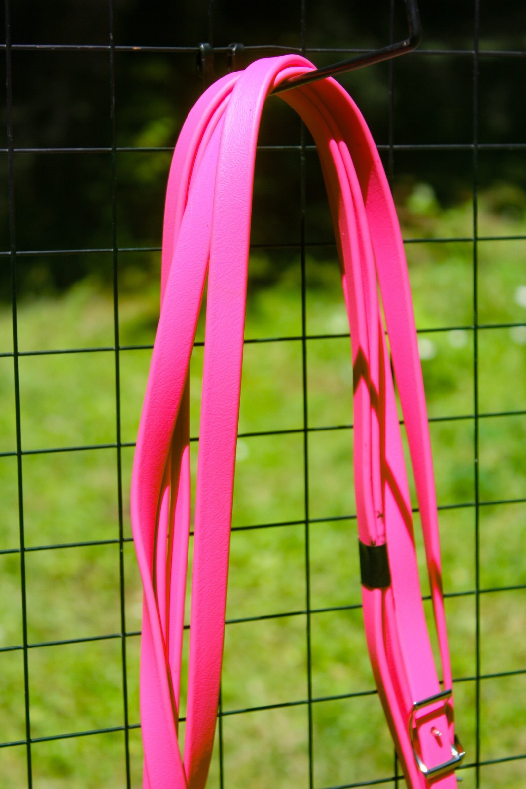 Biothane Split Reins - Hot Pink