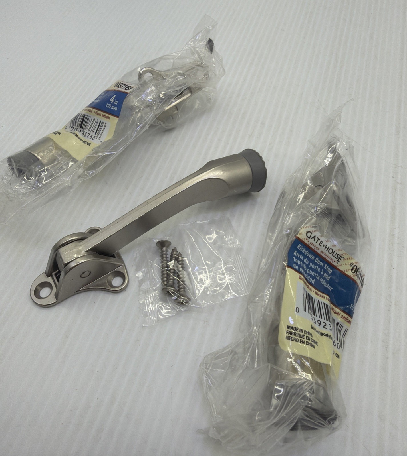 LOT Of 3 Gate House Kickdown Door Stops  #0037168, 4” {155}