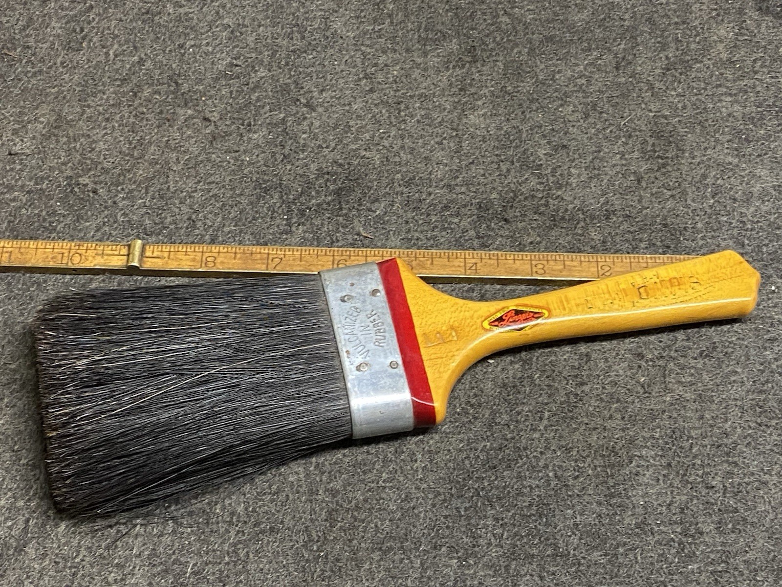 Davis No. 4 Paint Brush 2-1/2”  Vulcanized Pure Bristle Brush