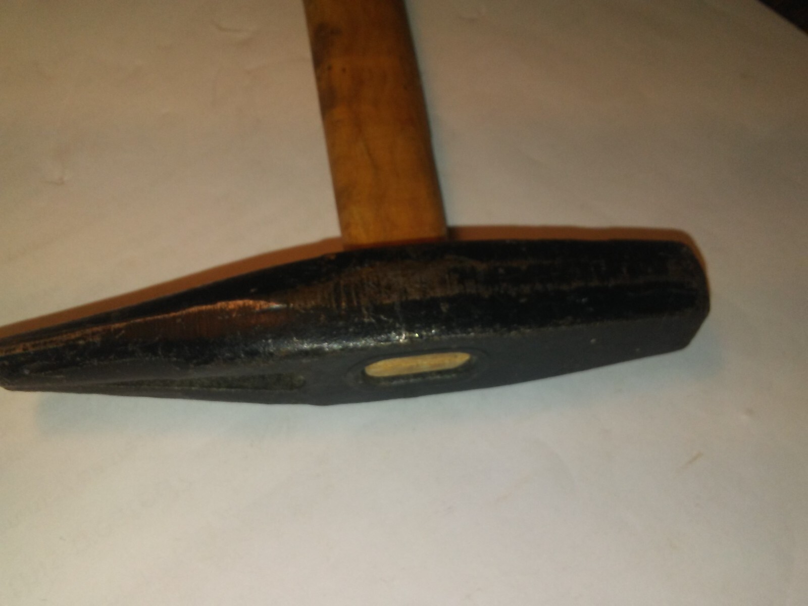 Vintage Upholsterer's Hammer Head + Tack Claw, Original Handle. 6.9 oz.