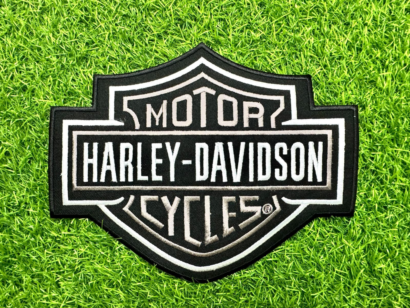 Harley Davidson Rockers Patch Motorcycle Jacket Vest Back Patch Large 3pc