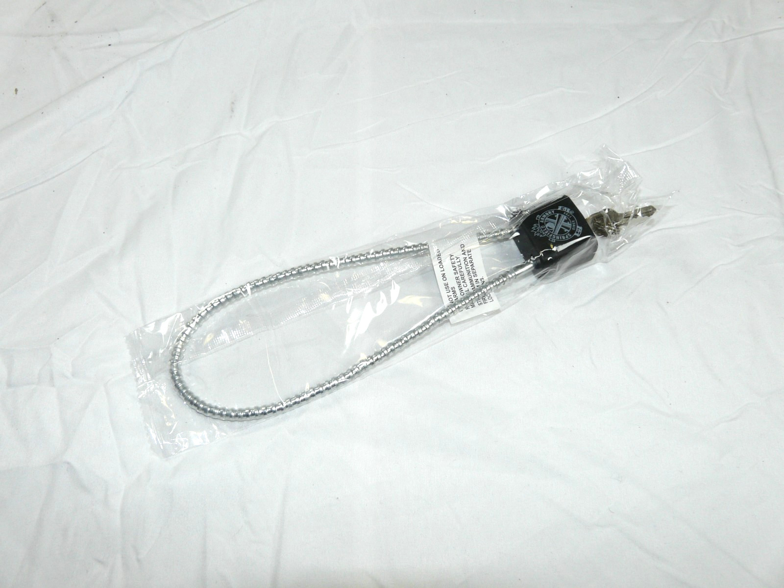 Springfield Armory Gun Lock Firearm Gun Safety 15” Cable with 2 Keys - NEW