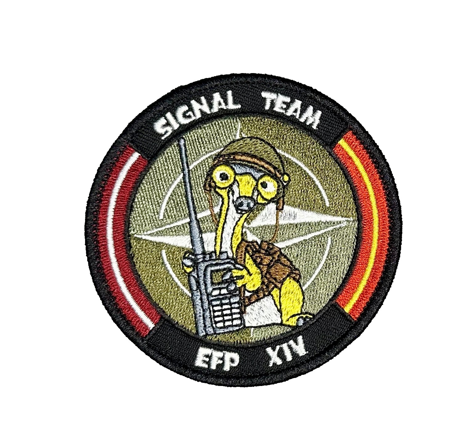 NATO SIGNAL TEAM EFP (ENHANCED FORWARD PRESENCE) EMBROIDERED IRON-ON PATCH...