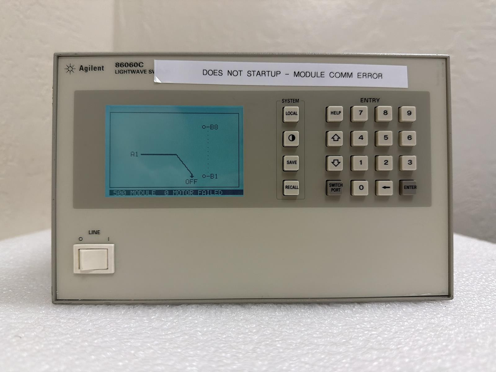HP 86060C LIGHTWAVE SWITCH