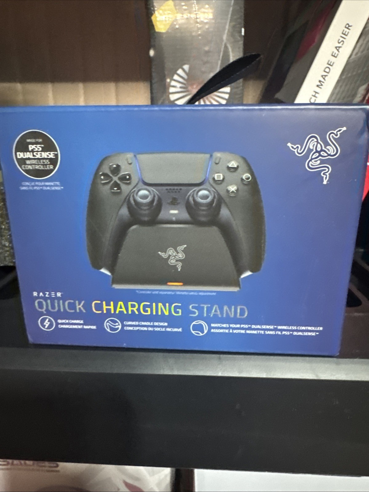 Razer Quick Charging Stand for PS5 DualSense Wireless Controller (BLACK)