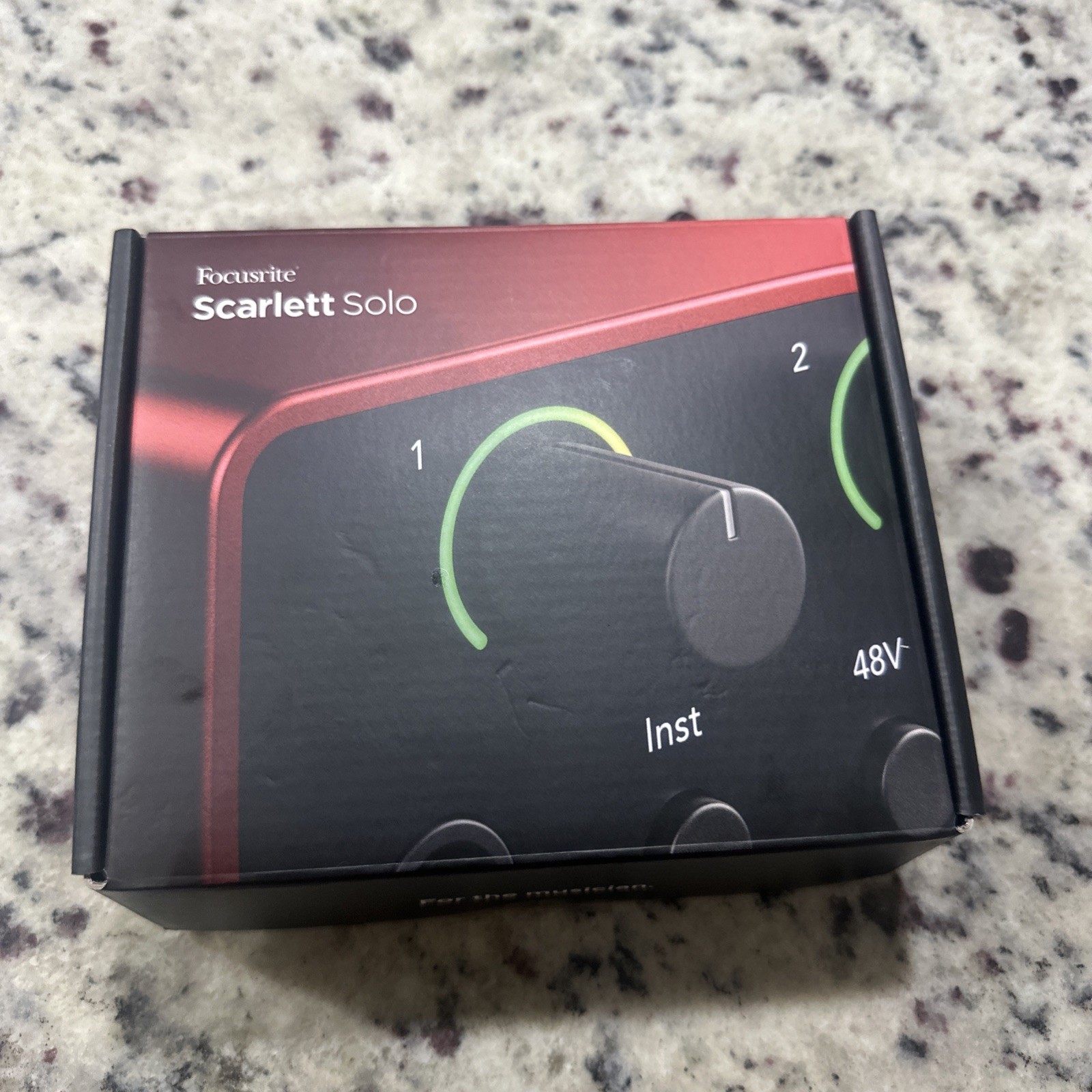 Focusrite Scarlett Solo 4th Gen USB Audio Interface - Red BNIB