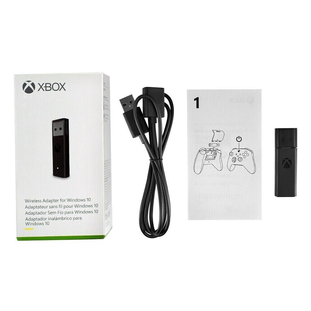 Official Wireless Xbox One Controller Adapter USB Receiver Microsoft Windows PC