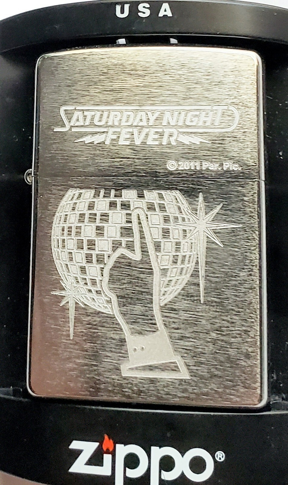 Zippo lighter Disco Ball Saturday night fever 2016 Discontinued chrome dance vv