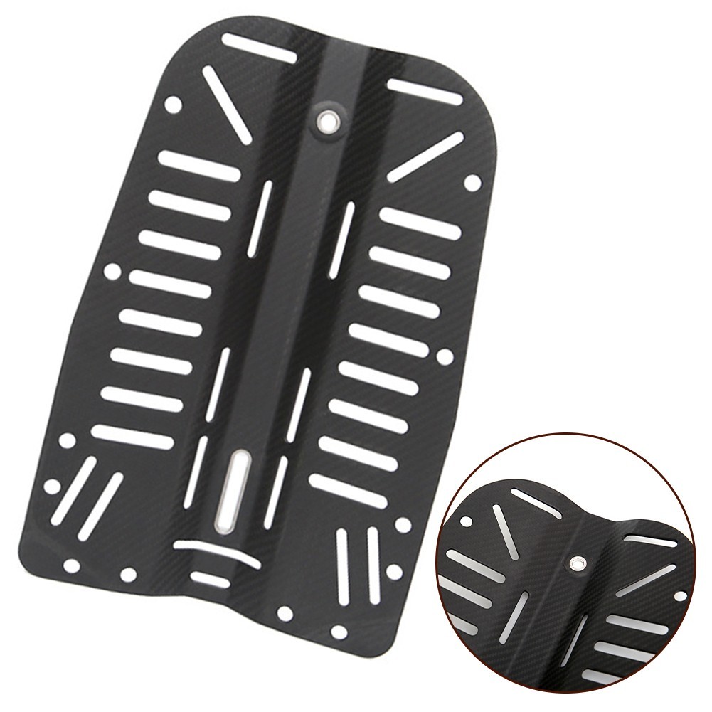 High Strength Dive Backplate for Cave Diving Carbon Fiber Construction