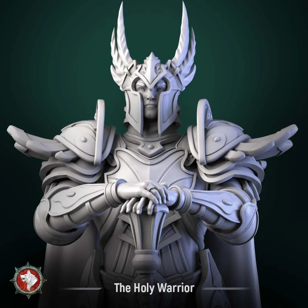 The Holy Warrior - Resin Tabletop Miniature