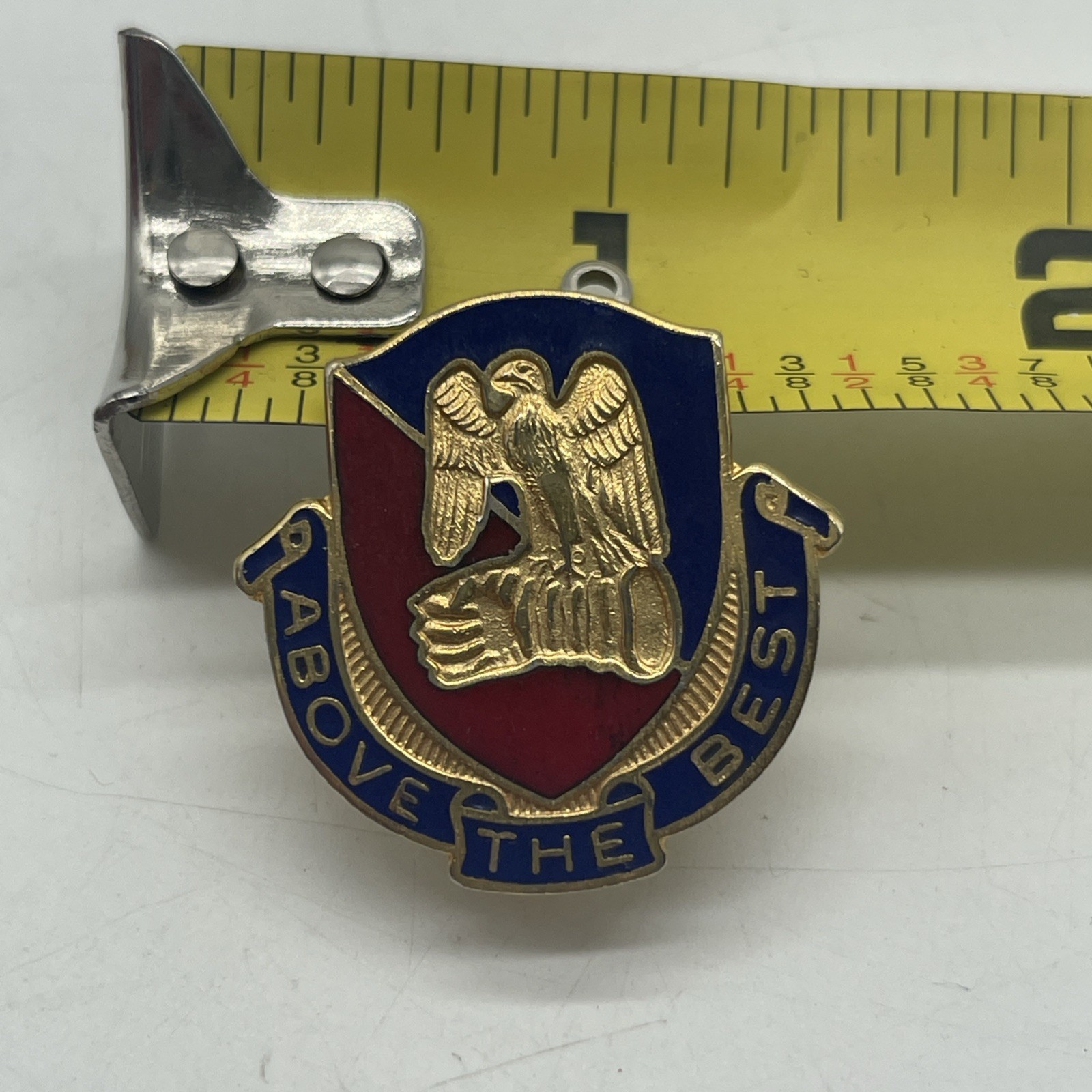 U.S. Military Aviation Center And School Unit Crest Pin ABOVE THE BEST E-23