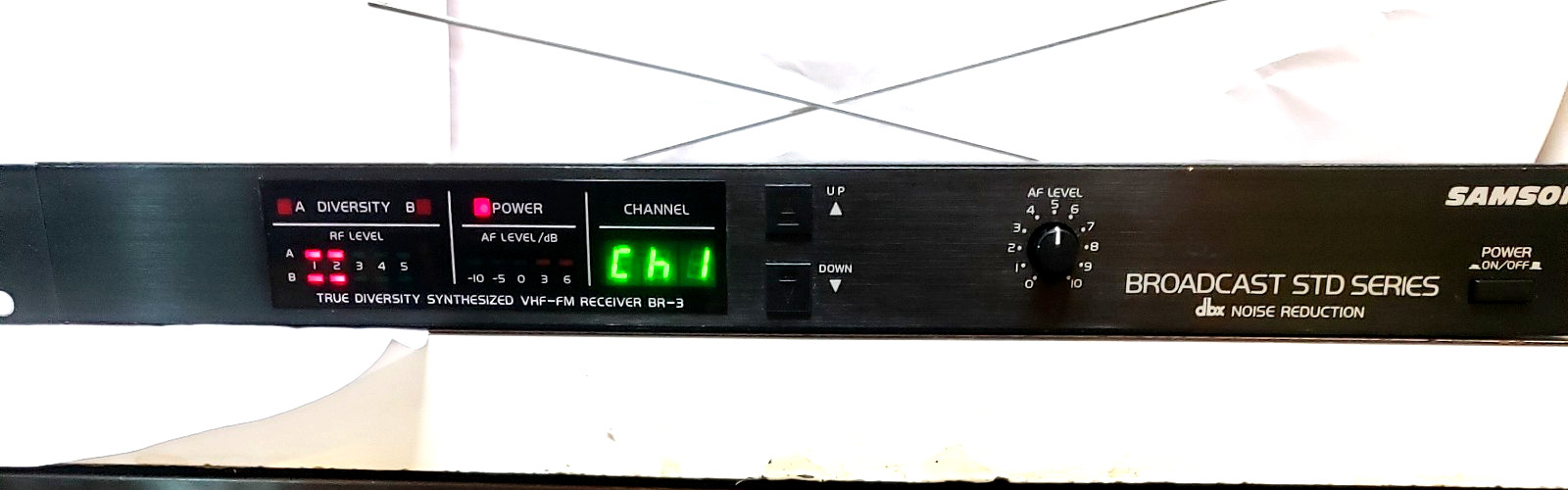 Samson BR-3 True Diversity Synthesized VHF-FM Broadcast Wireless Receiver