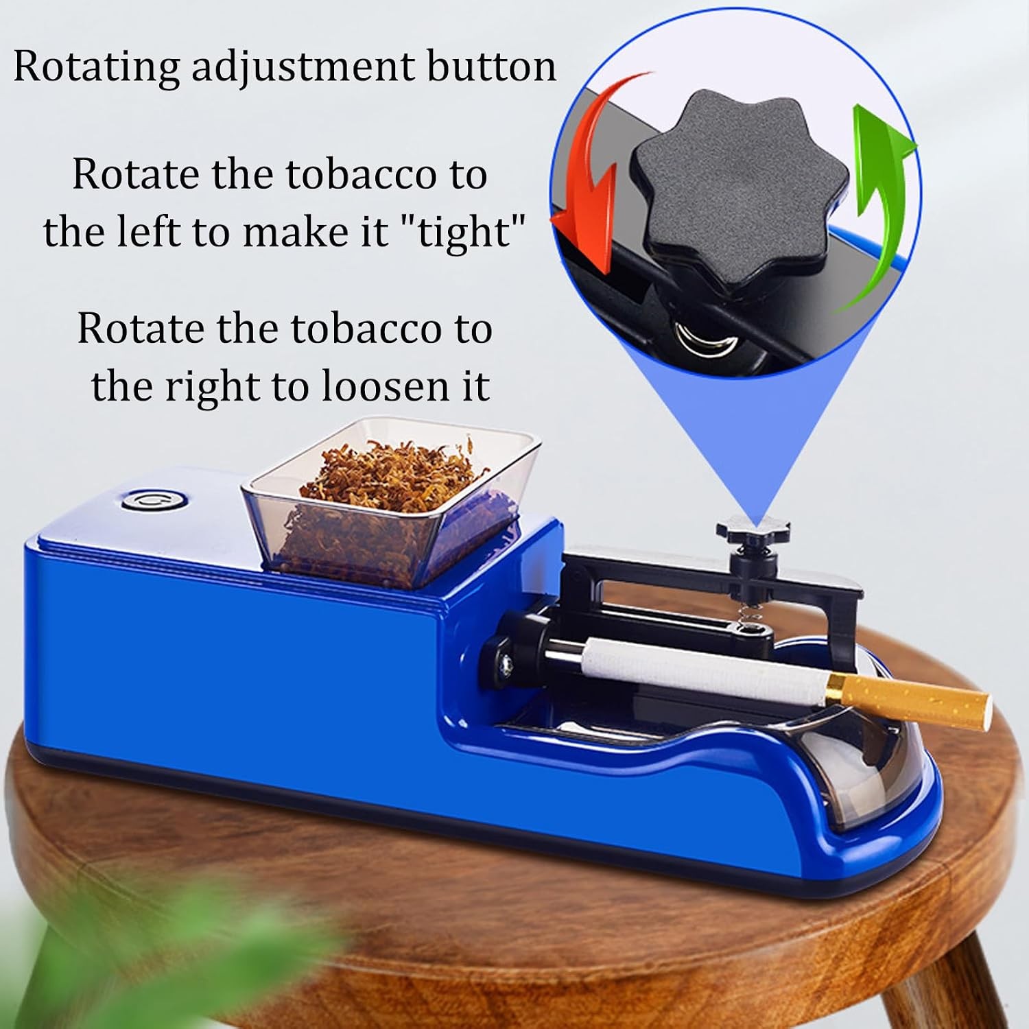 Electric Cigarette Rolling Machine Cigarette Rolling Tobacco Maker 8mm Tube