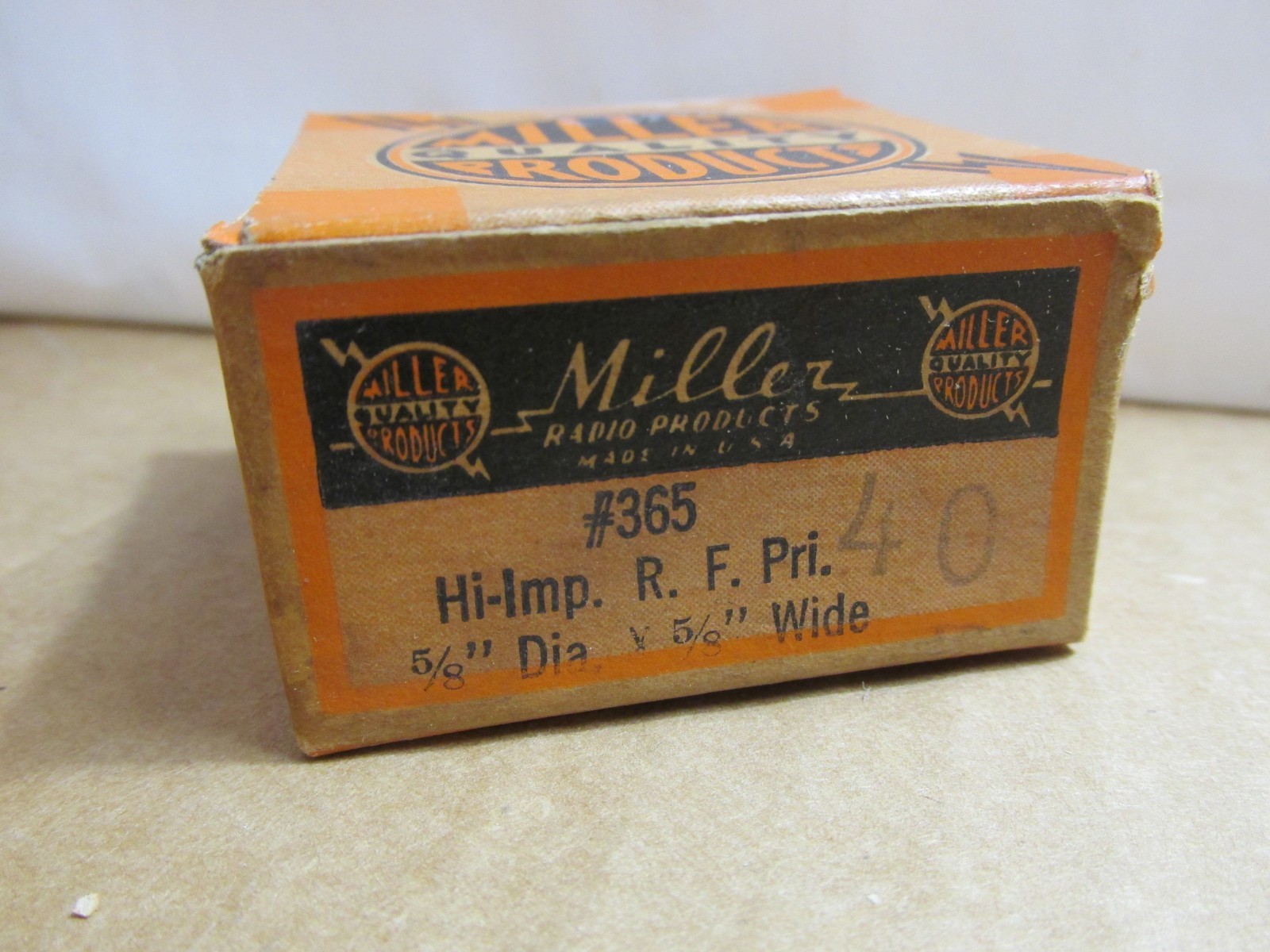 Miller # 365 Hi-Imp.R.F. Pri. 5/8" Dia-5/8" wide                   Free Shipping