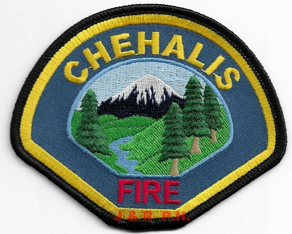 Chehalis  Fire, Washington (4" x 3.25" size) fire patch