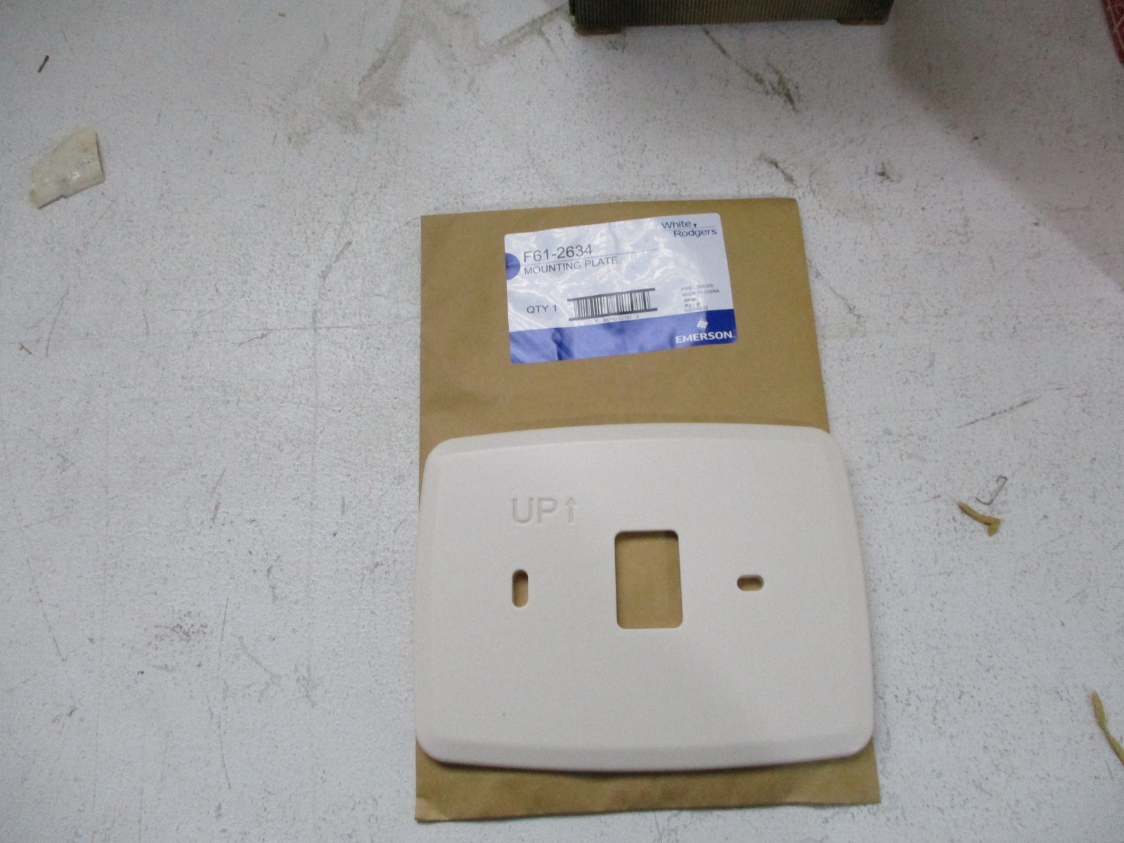 NEW White-Rodgers Wall Plate 6.5" W X 5" H OEM F61-2634 FREE SHIPPING