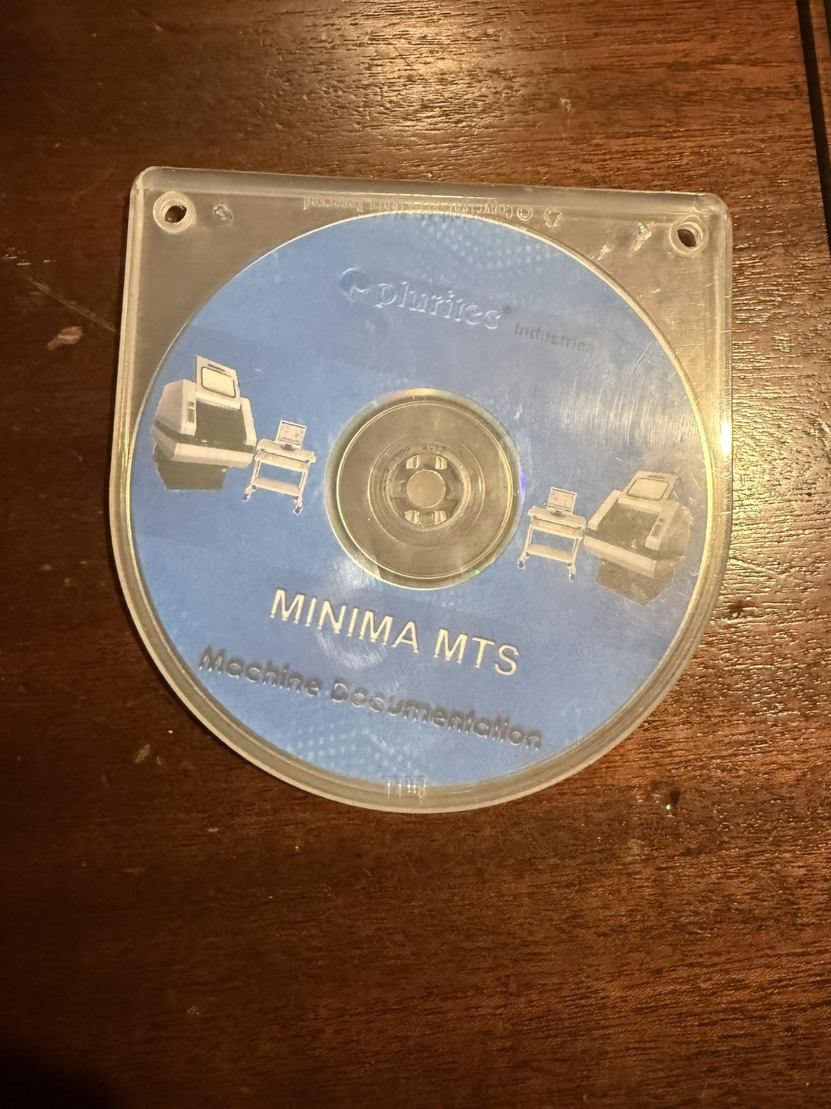 Pluritec industries Minima MTS Machine Documentation CD
