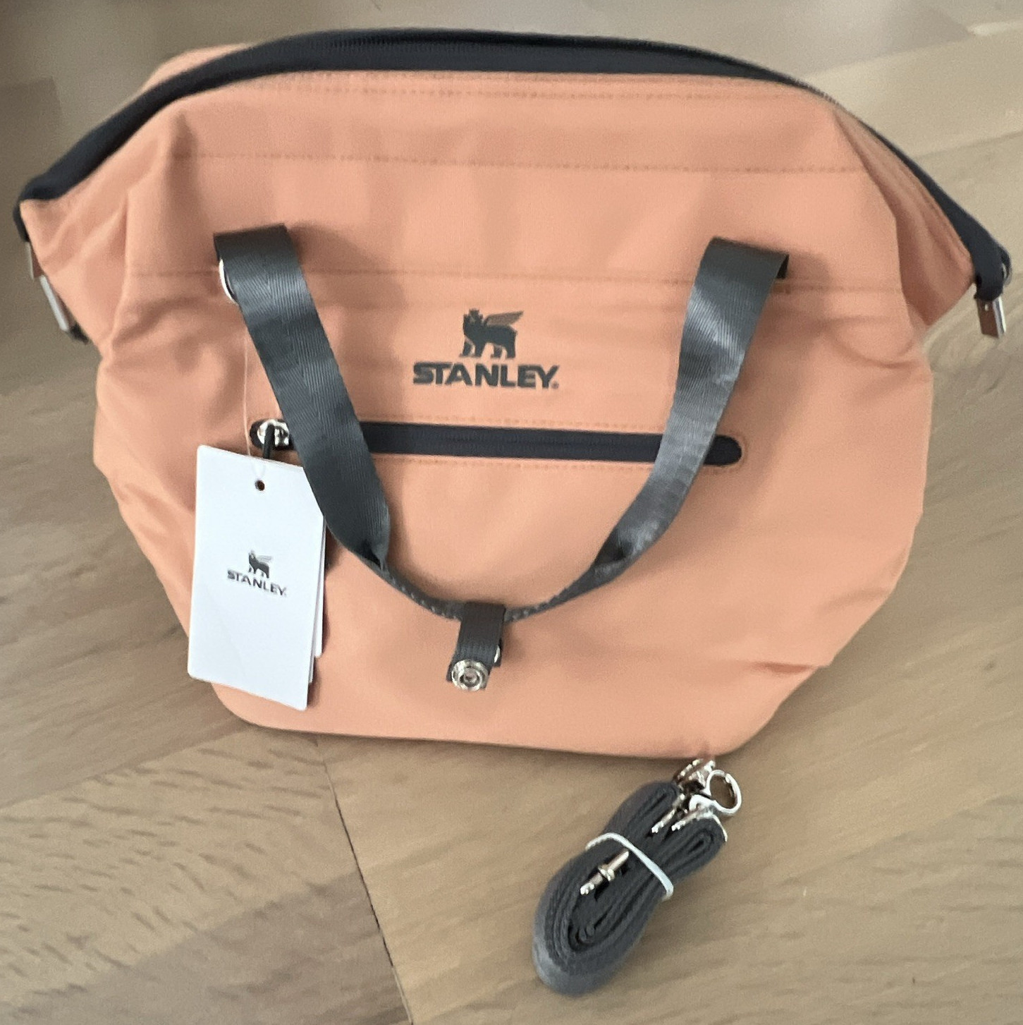Stanley All-Day Julienne Mini Cooler Bag 7.2 qt Pink Shoulder Strap Pocket