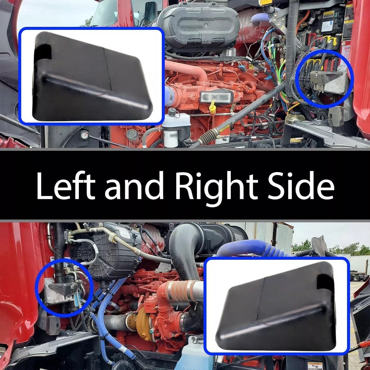 For Peterbilt 567 579 Kenworth T880 T680 Hood Bumper Support L85-6081 2pcs