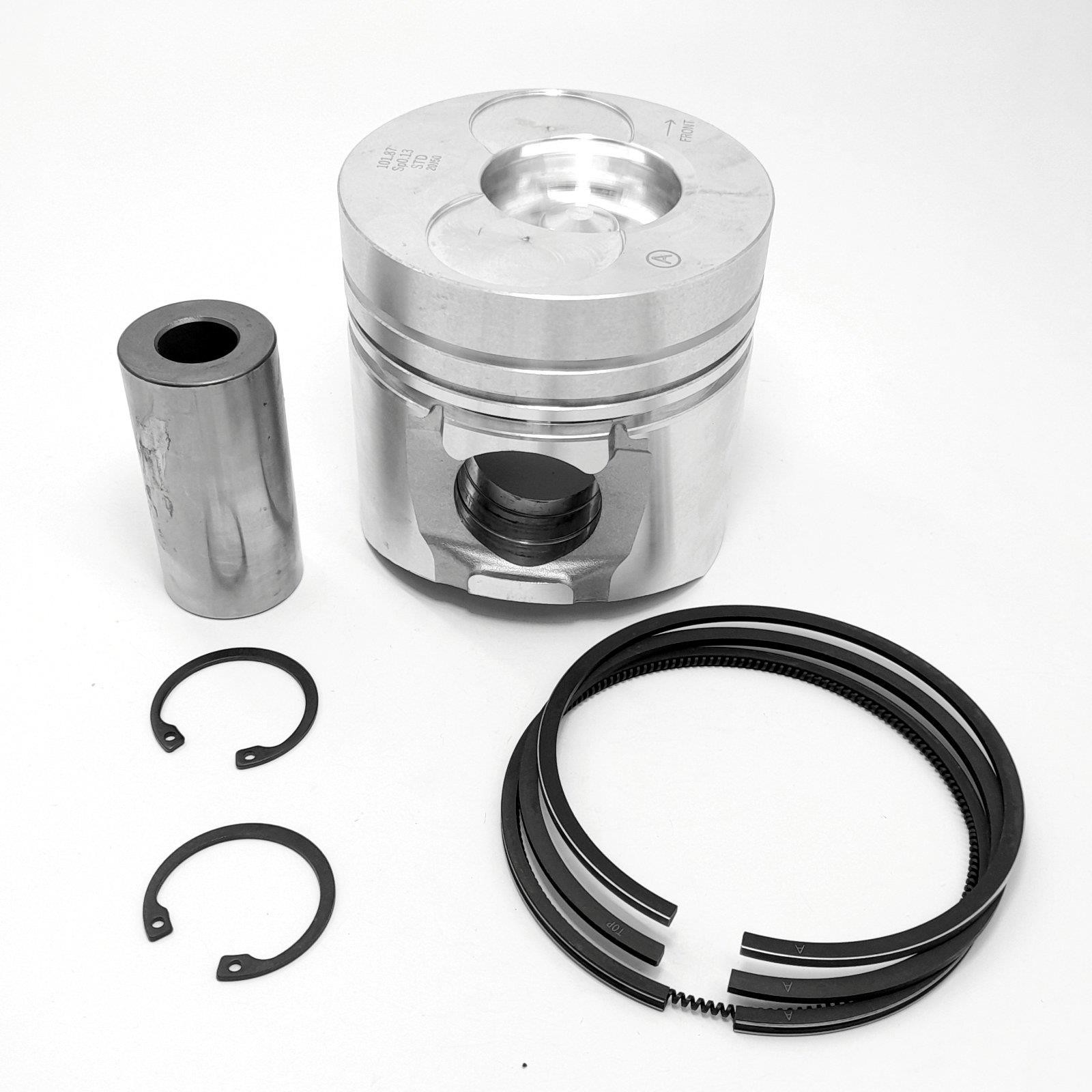Piston Kit for HATZ 2L41C, 3L41C, 4L41C, 2M41, 3M41, 4M41 (102mm) [#01380601]