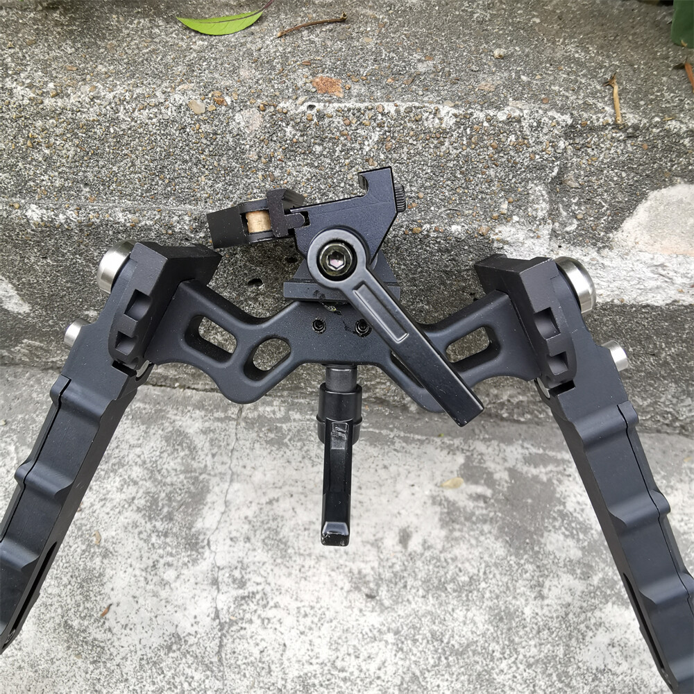 Rifle Bipod 360Degrees Swivel 7.5-9'' Adjustable Height Folding Design Picatinny