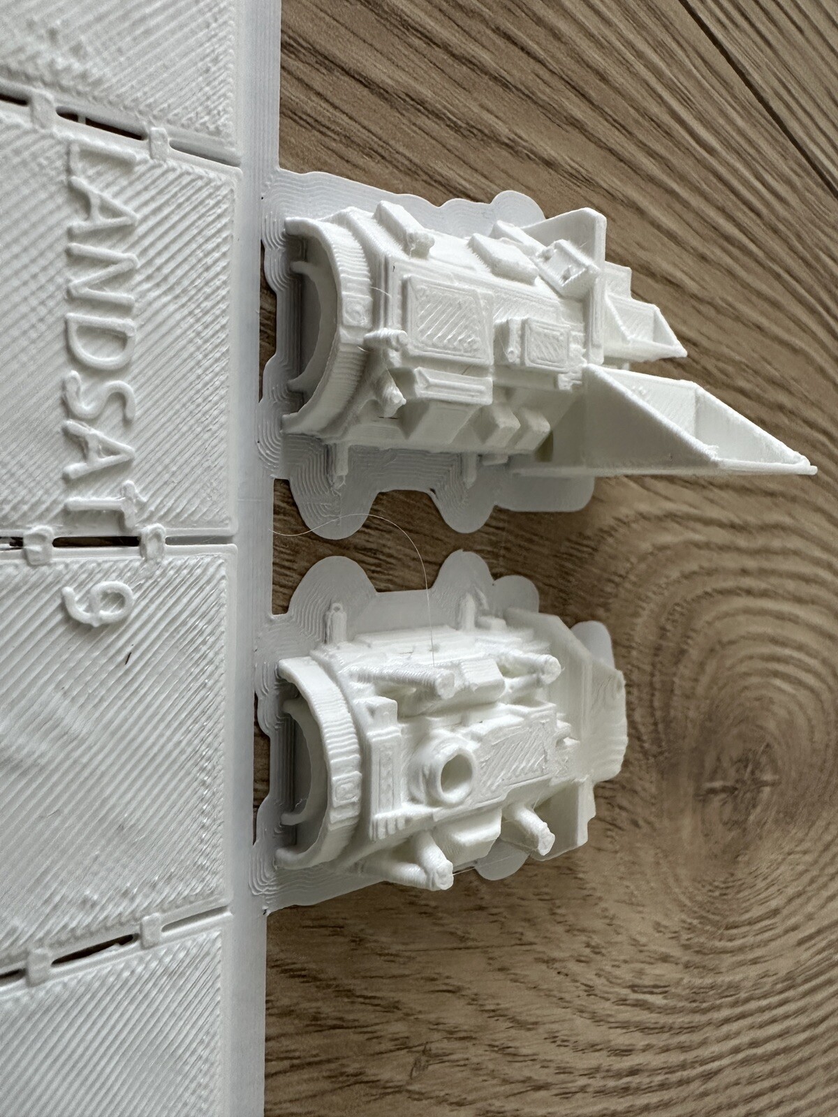3d printed Landsat 9 satellite, 1:36