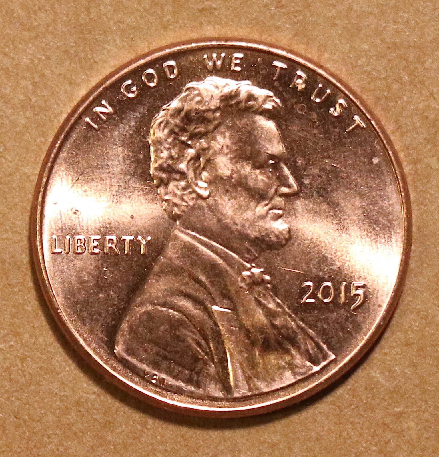 2015 Lincoln Shield cents BU