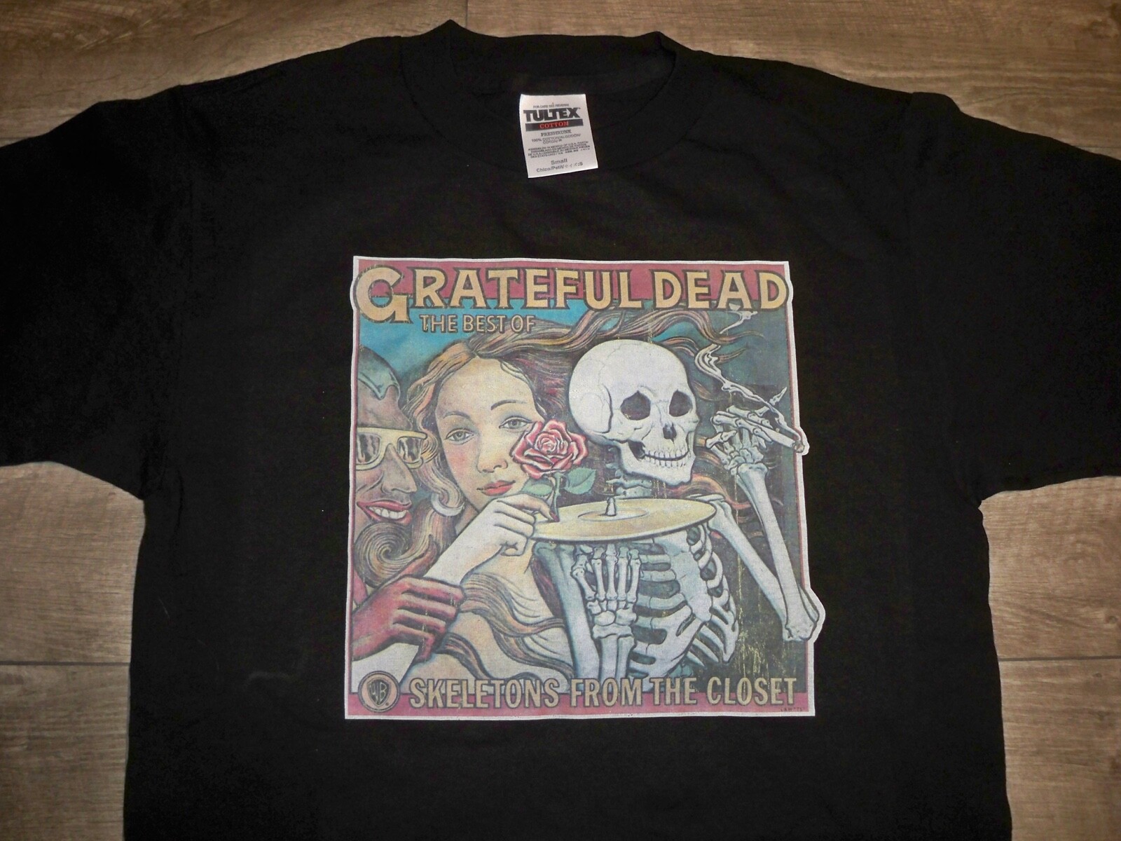 Vtg Grateful Dead Best of Skeletons From the Closet Shirt T Shirt Band Tee Small