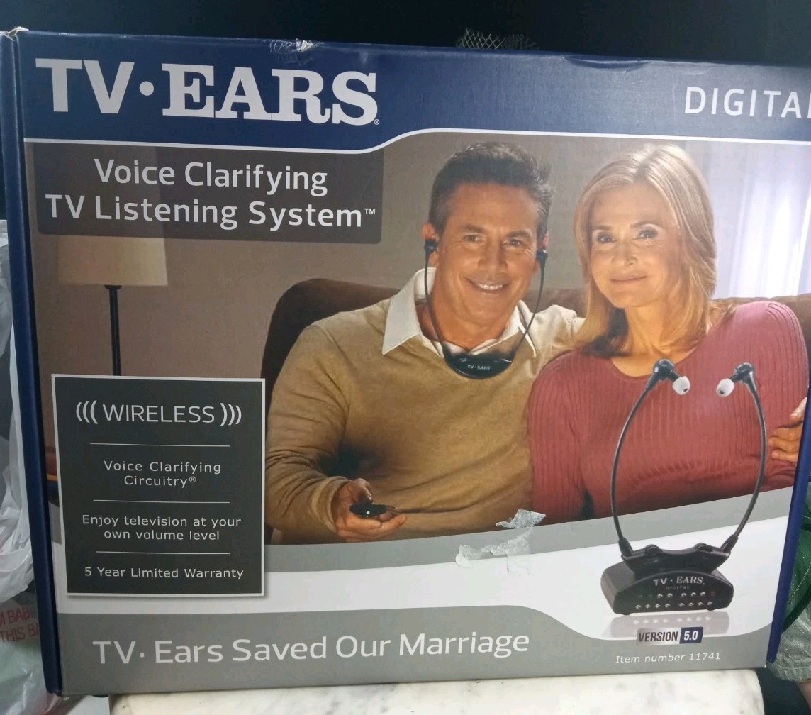 tv ears 5.0 digital Missing Earbuds, Cable And Cd