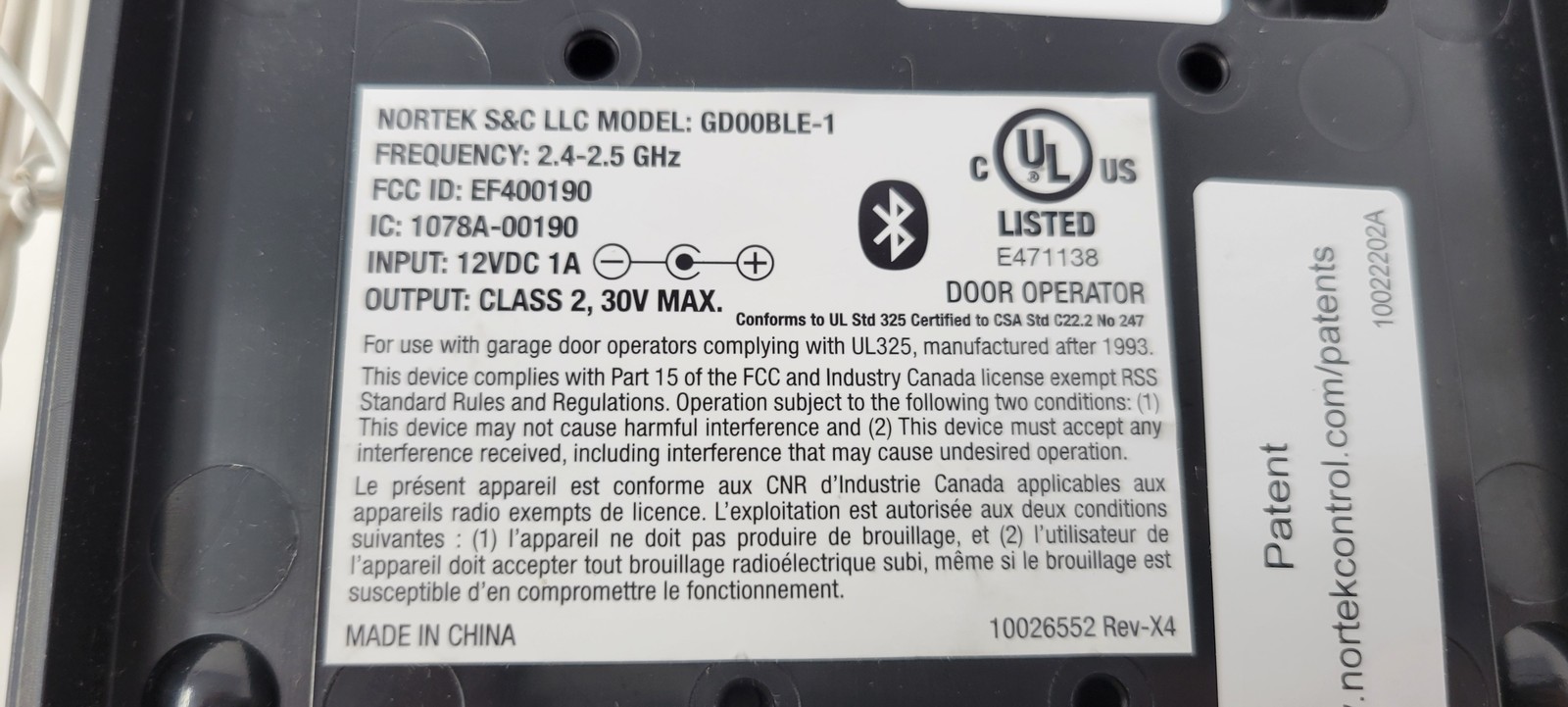GOCONTROL SMART GARAGE DOOR CONTROLLER
