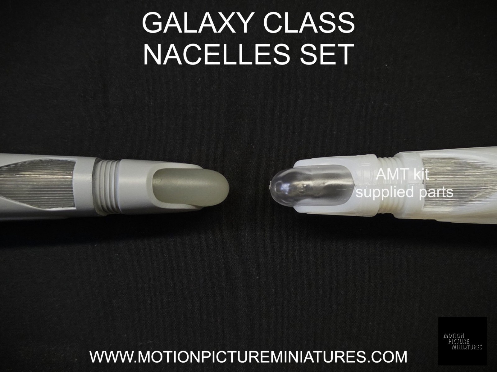 Enterprise D Galaxy Class UPGRADES SET, 1/1400 AMT, Round2, Star Trek, model kit