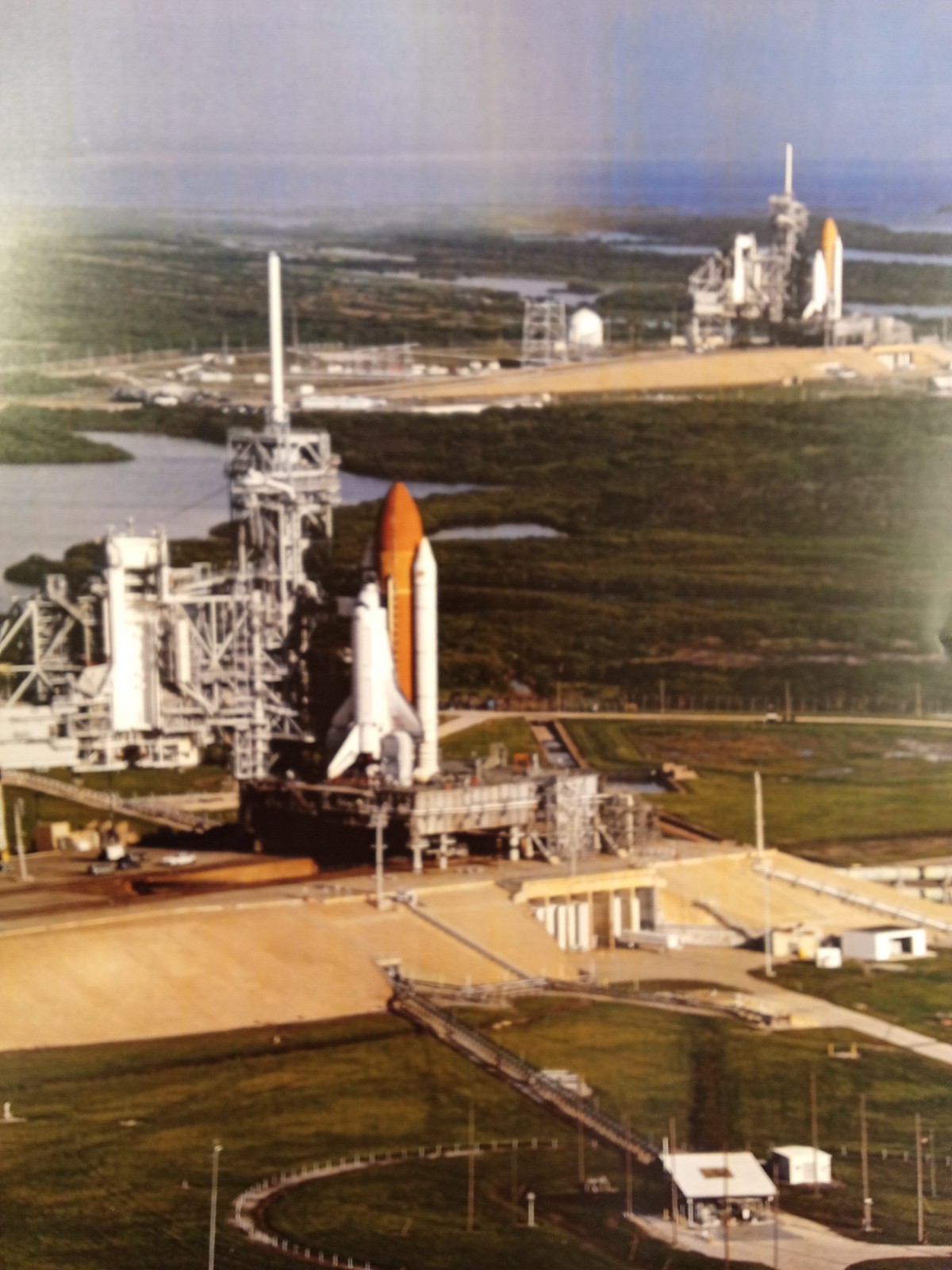 2 NASA Space Shuttle NASA Prints, Gordon Hasson, Space Shuttle Launch Pad