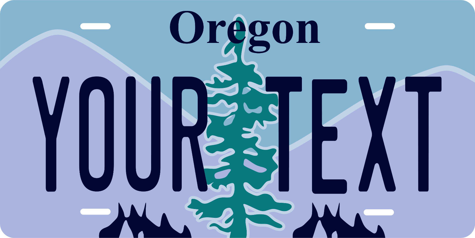 Oregon 1990 License Plate Personalized Custom Car Auto Bike Motorcycle Moped