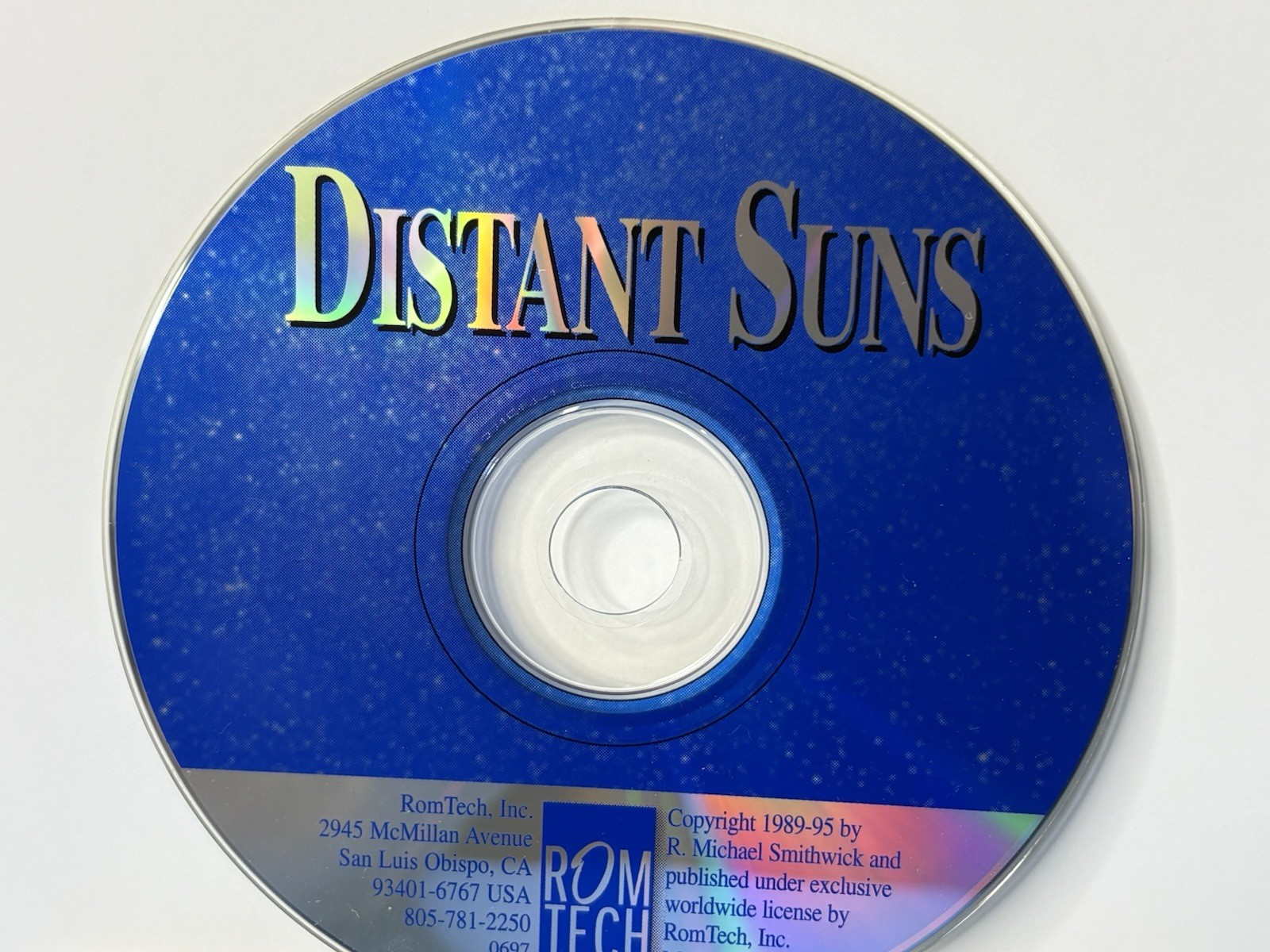 Distant Suns - Romtech Windows PC CD-ROM 1995
