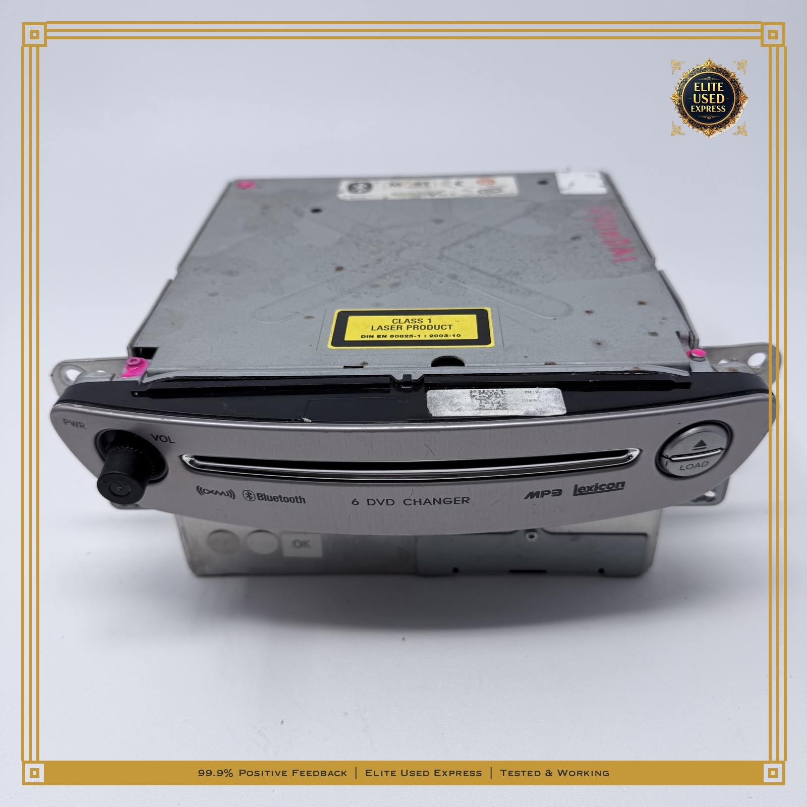 2009-2012 Hyundai Genesis Radio Navigation 6 DVD Changer Lexicon 96560-3M500 OEM