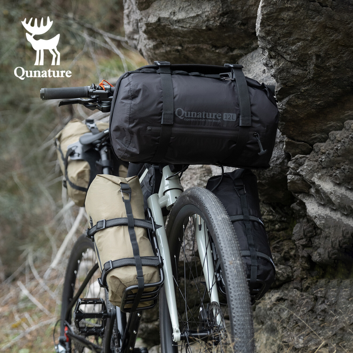 Qunature Compression Bag with Zip,3/6/12L Waterproof Ultralight Sleeping Bag
