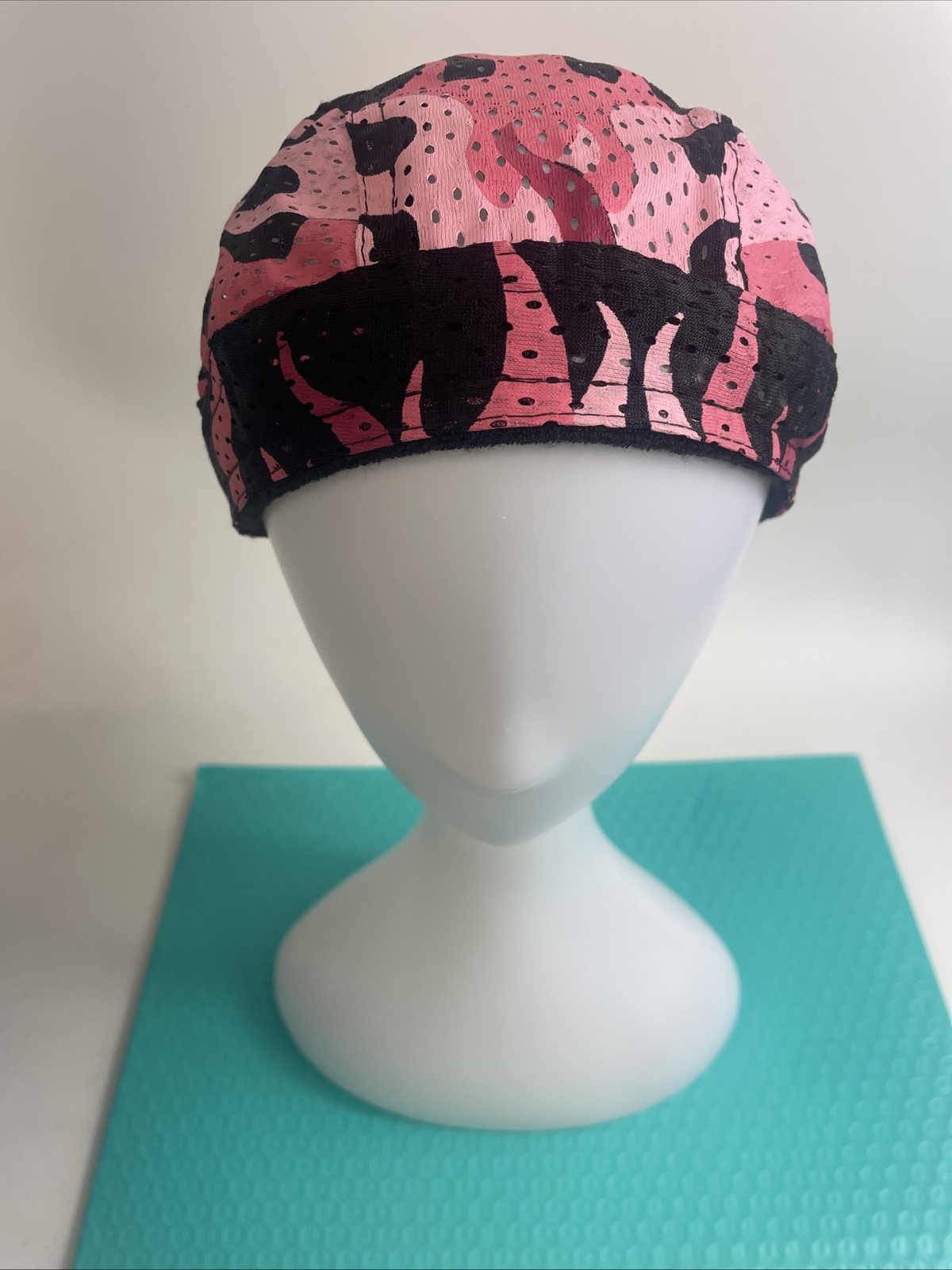 Zan Flydanna Pink And Black Flamed Head Wrap 100% Polyester Machine Wash Cold