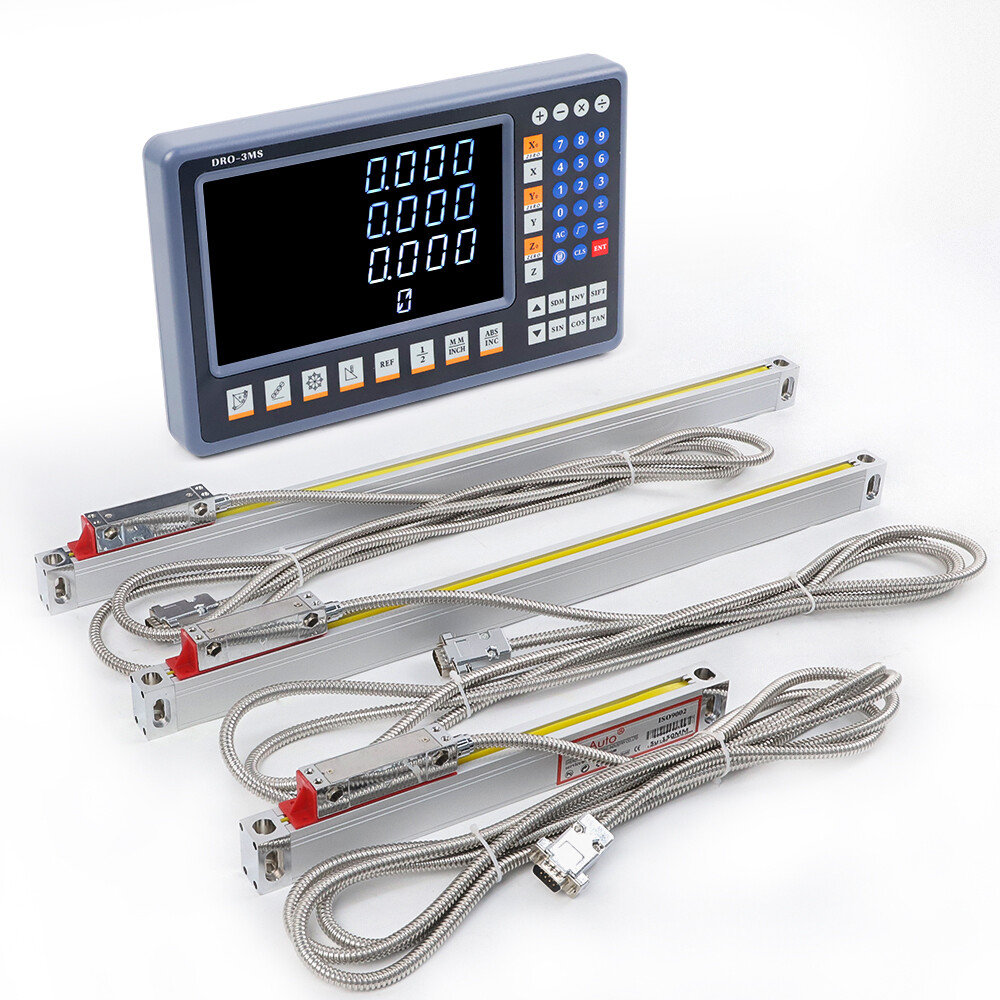 2 Axis 3 Axis Digital Readout 8'' LED Screen DRO TTL Glass Linear Scale Encoder