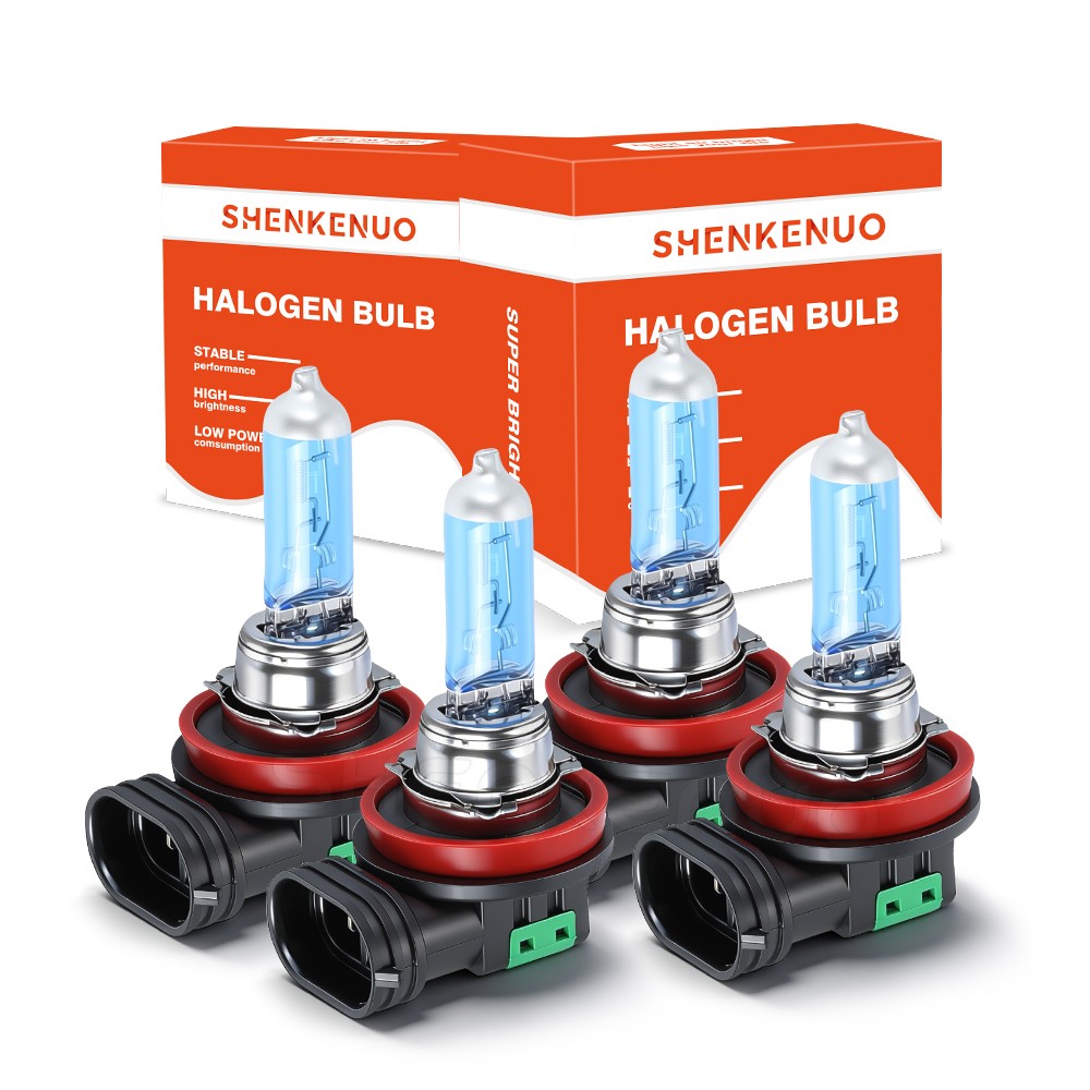 Halogen Headlight For Can-Am Defender HD5 HD8 HD10 Combo Bulbs H11+H11 Light Kit