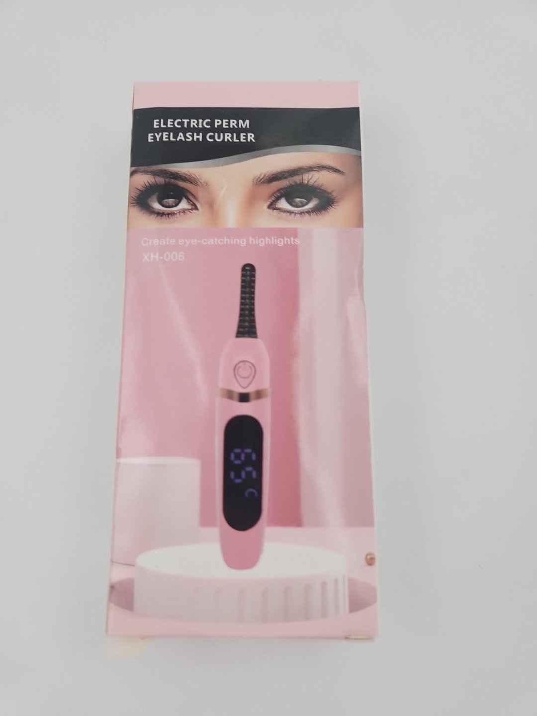 USB Electric Heated Eyelash Curler Long Lasting 3D Lashes Perm Curling Tool