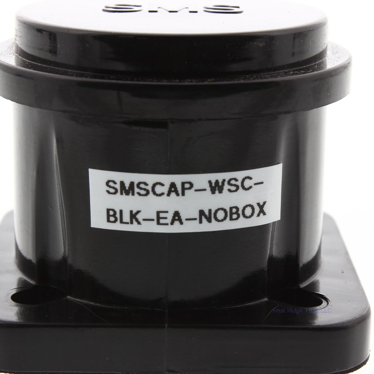 Black Molded Panel Mount Snap Back Cover Protective Cap