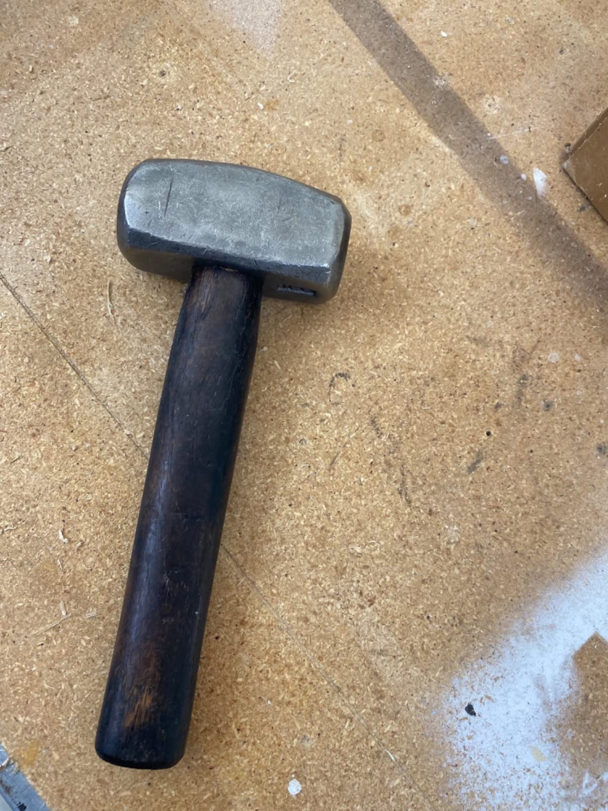 3lb Blacksmith Hammer Bladesmith Forge Metal Knife Making Working Farrier Tool