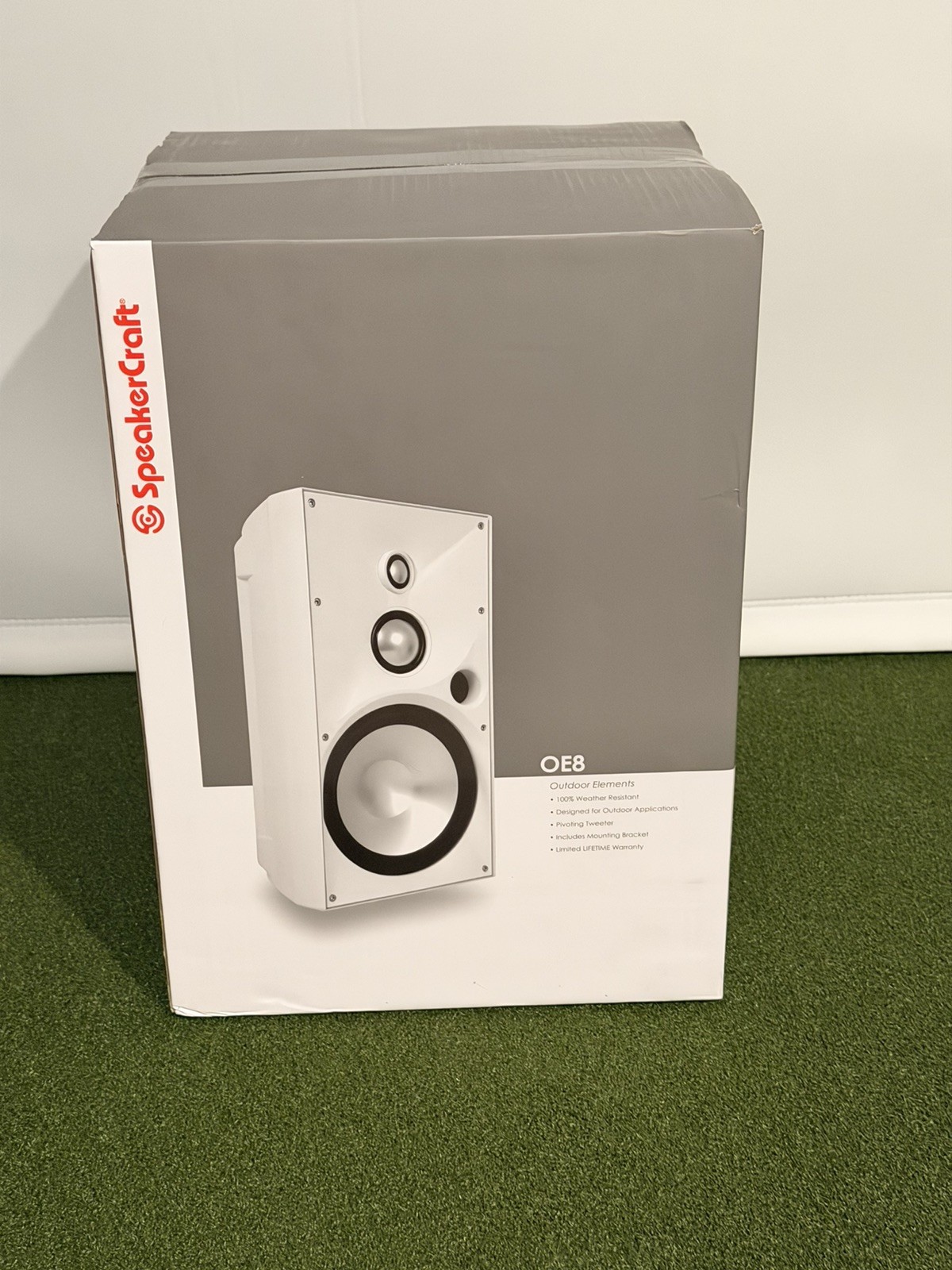 NIB Speakercraft OE8 Three Black - ASM80836 outdoor weatherproof  speaker