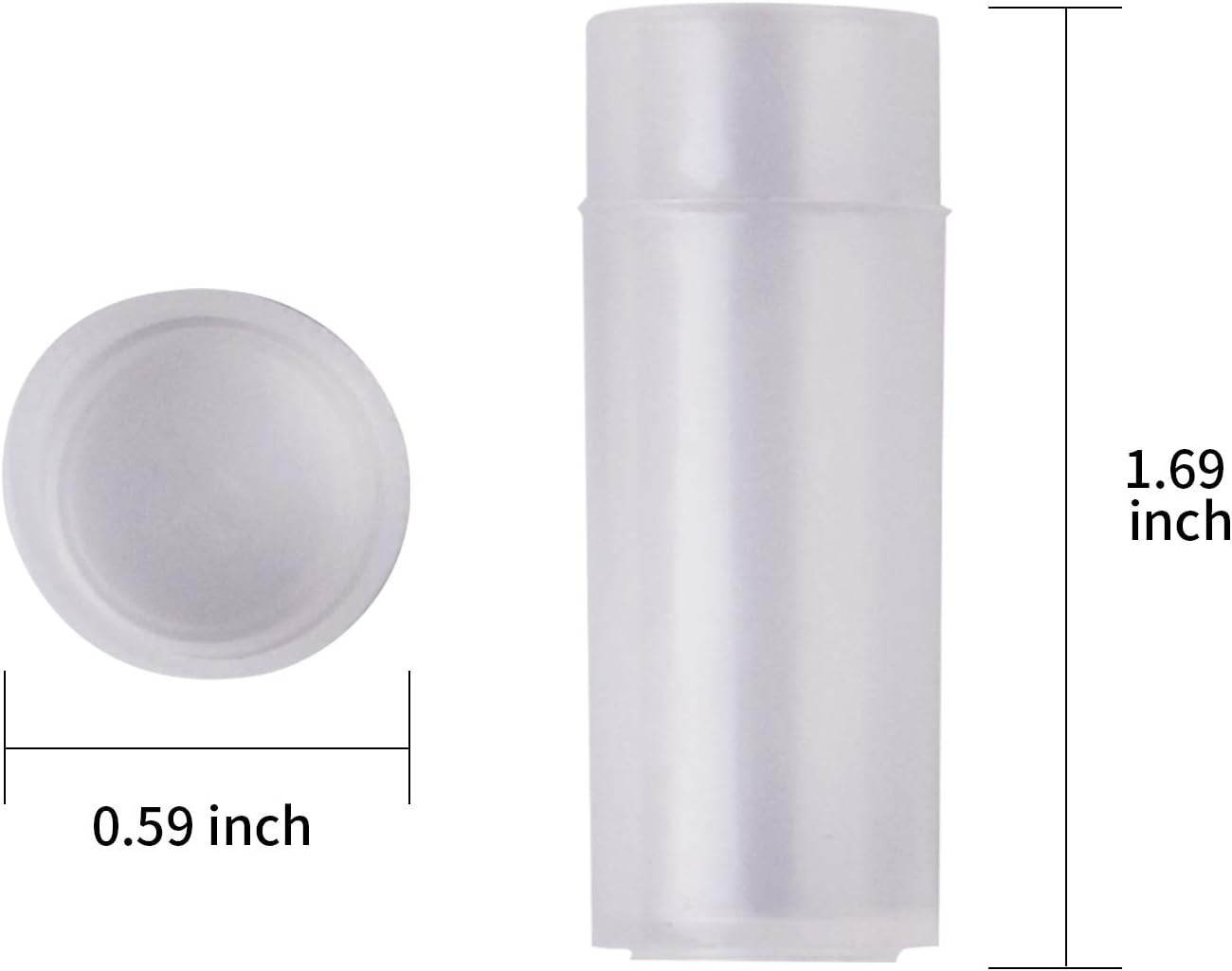 100Pcs 5ML Small Pill Plastic Containers Empty Pill Bottles Sample Bottles Vial