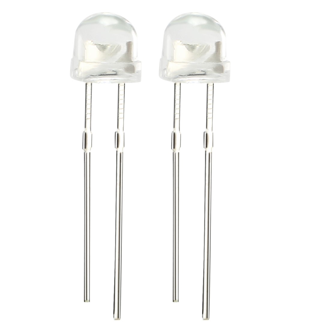 30pcs 5mm White LED Diode Lighting Electronics Component Emitting Light 3-3.4V