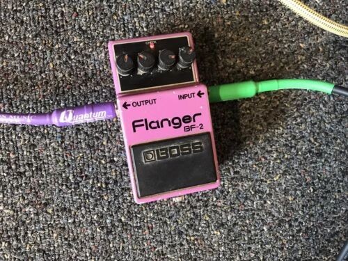 BOSS BF-2 Flanger vintage effect pedal  made in Japan 1980-1984 new battery