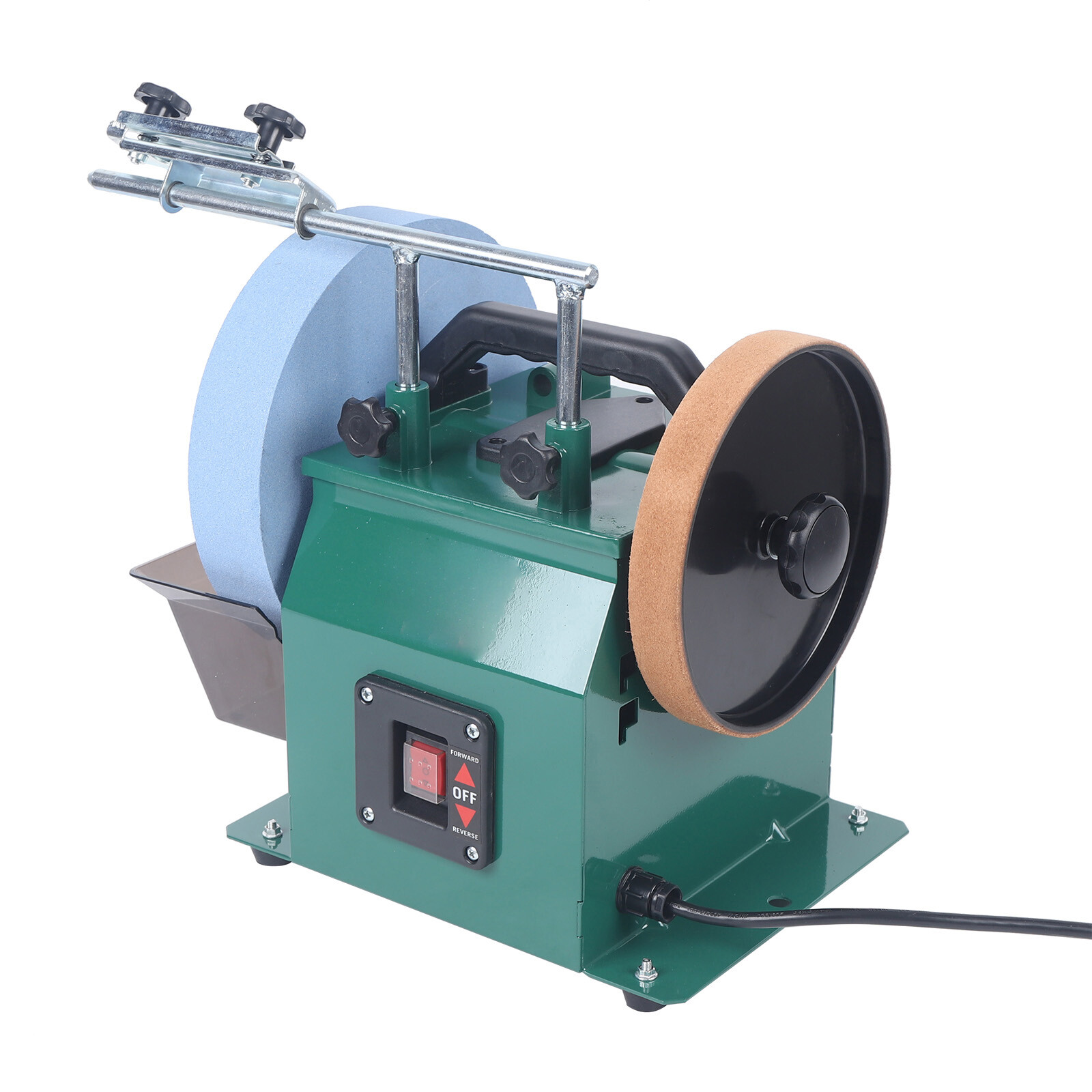 Electric Knife Sharpener Water-cooled Grinding Machine W/10" Sharpening Stone