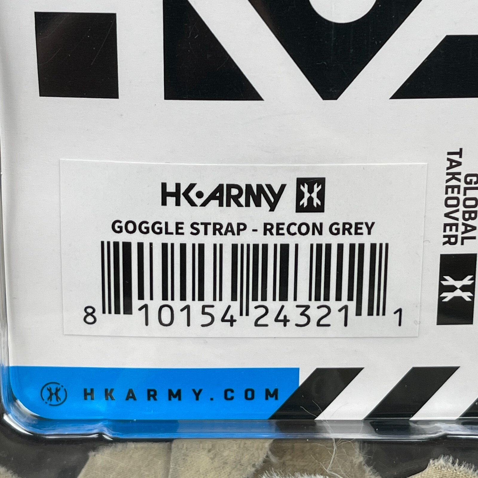NEW HK Army Universal Goggle Strap - Recon - Grey